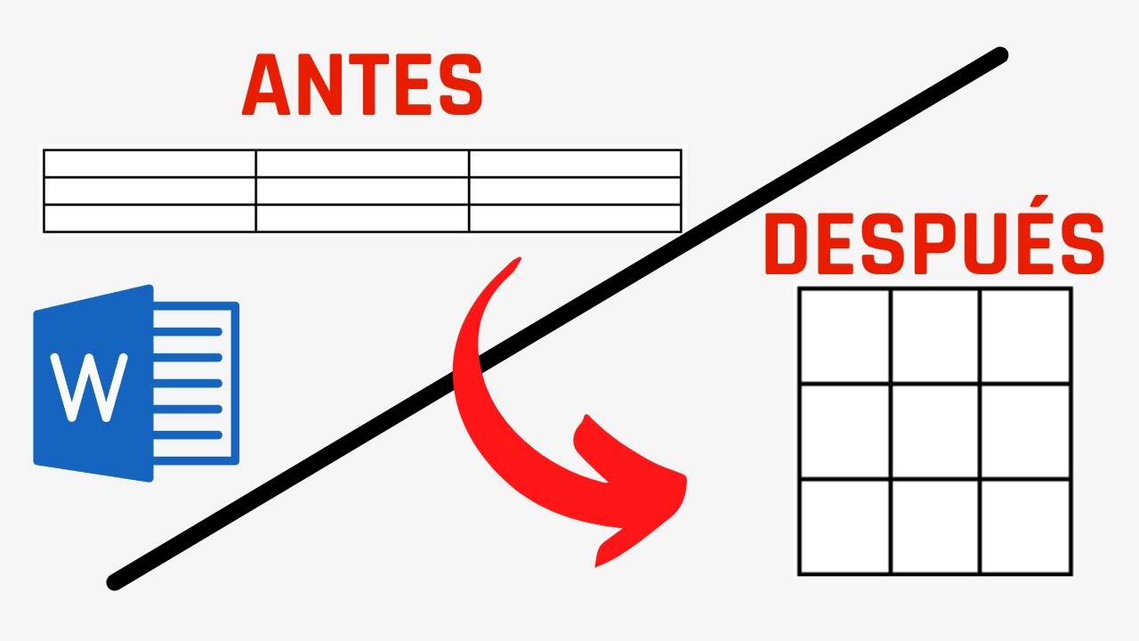 Word: Cambiar alto y ancho de celdas en una tabla