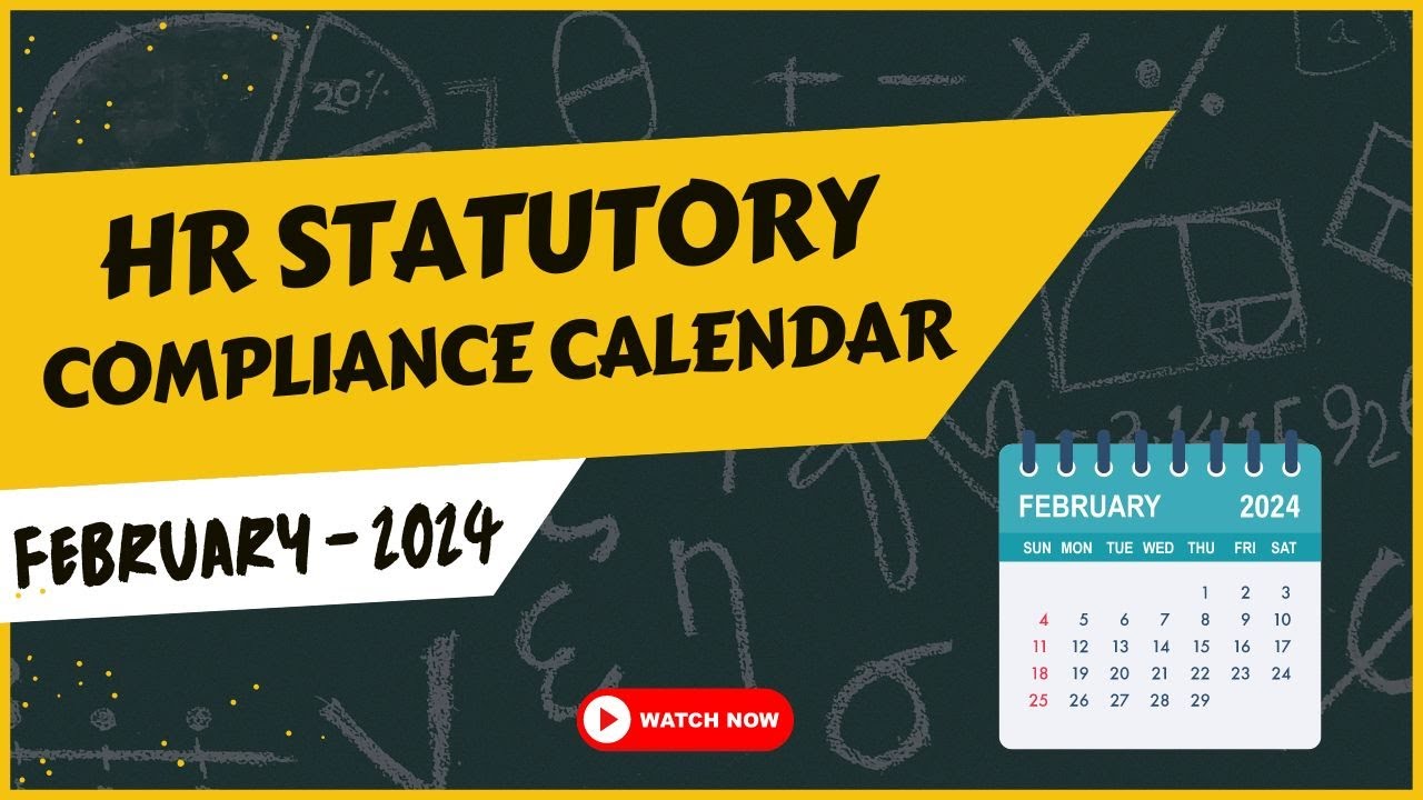 Hr Statutory Compliance check List February 2024 | &lrm;@StatutorySolution&nbsp;