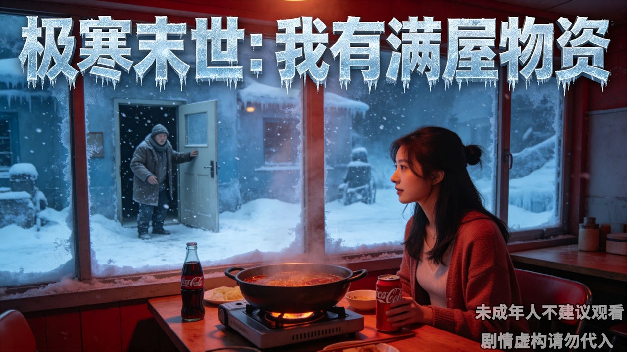 极寒末世重生女，卖房反坑贪亲戚打造最强安全屋！【极寒末世：我有满屋物资】#末日 #求生 #末世 #短劇 #ai劇 #ai真人劇 #天天剧场 #异能