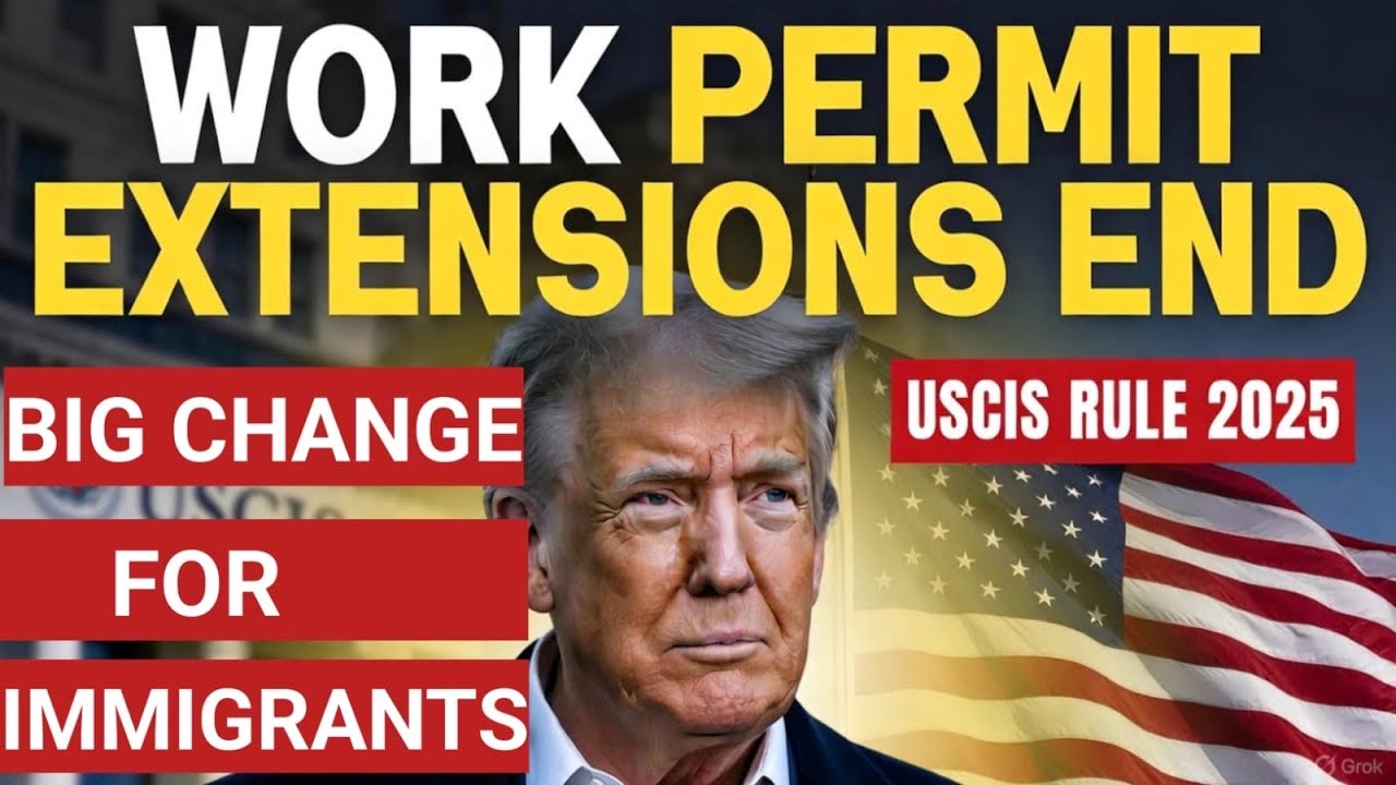 Изменение правил USCIS в 2025 году: продление разрешений на работу прекращается &mdash; что должен знат...