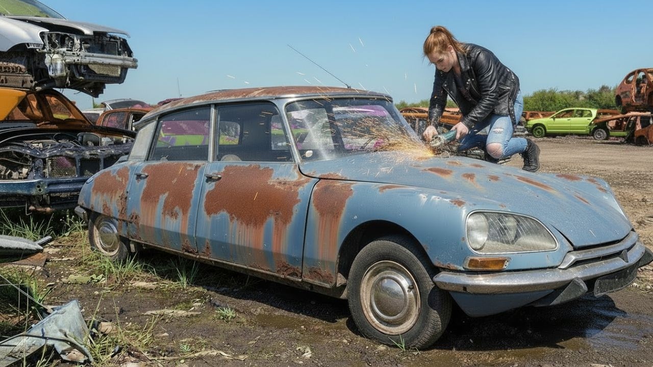 ASMR Car Restoration! 1972 Citroën DS Full Rebuild | Abandoned to Showroom Perfect (4K POV)
