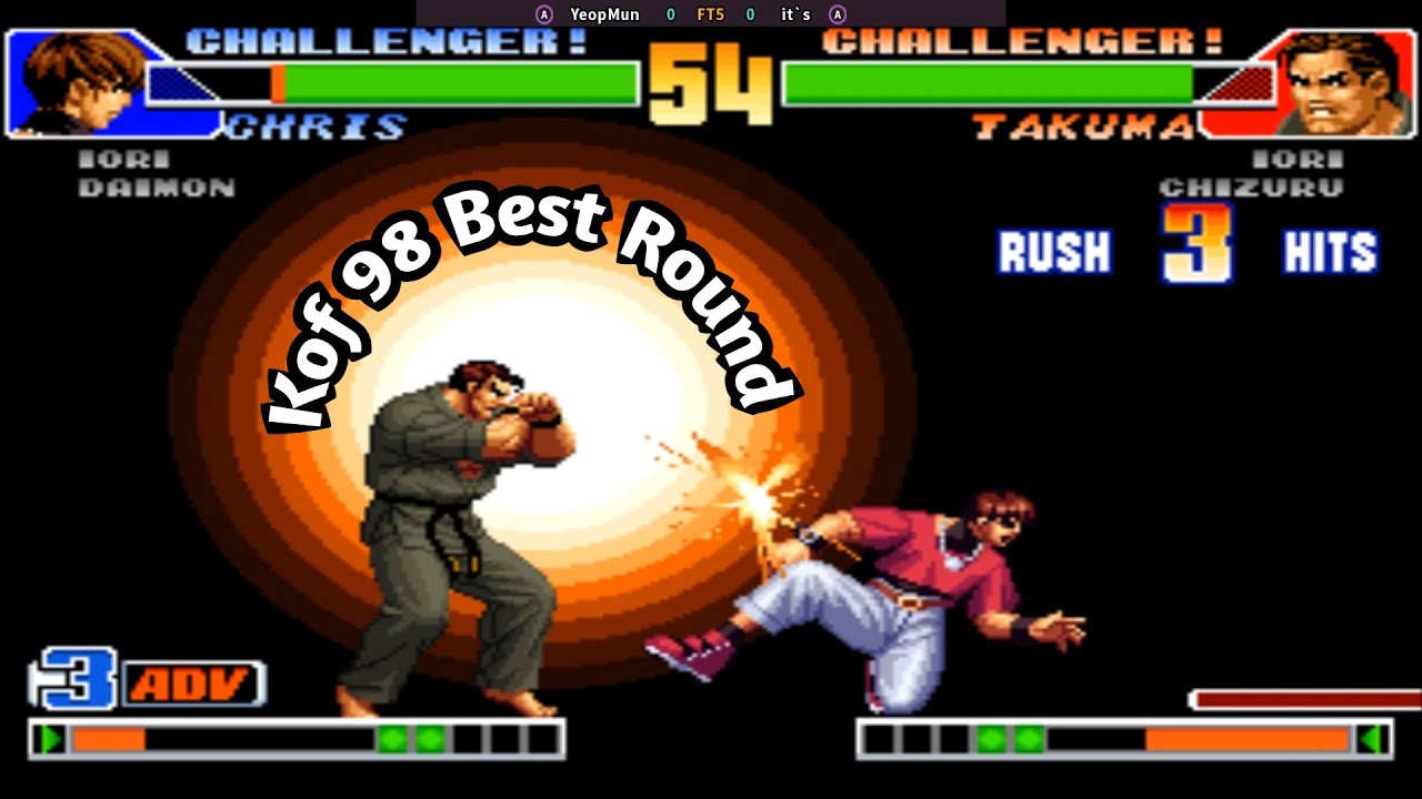 Kof 98 Best Rounds Iori, Takuma | Ep.1 #Videogame