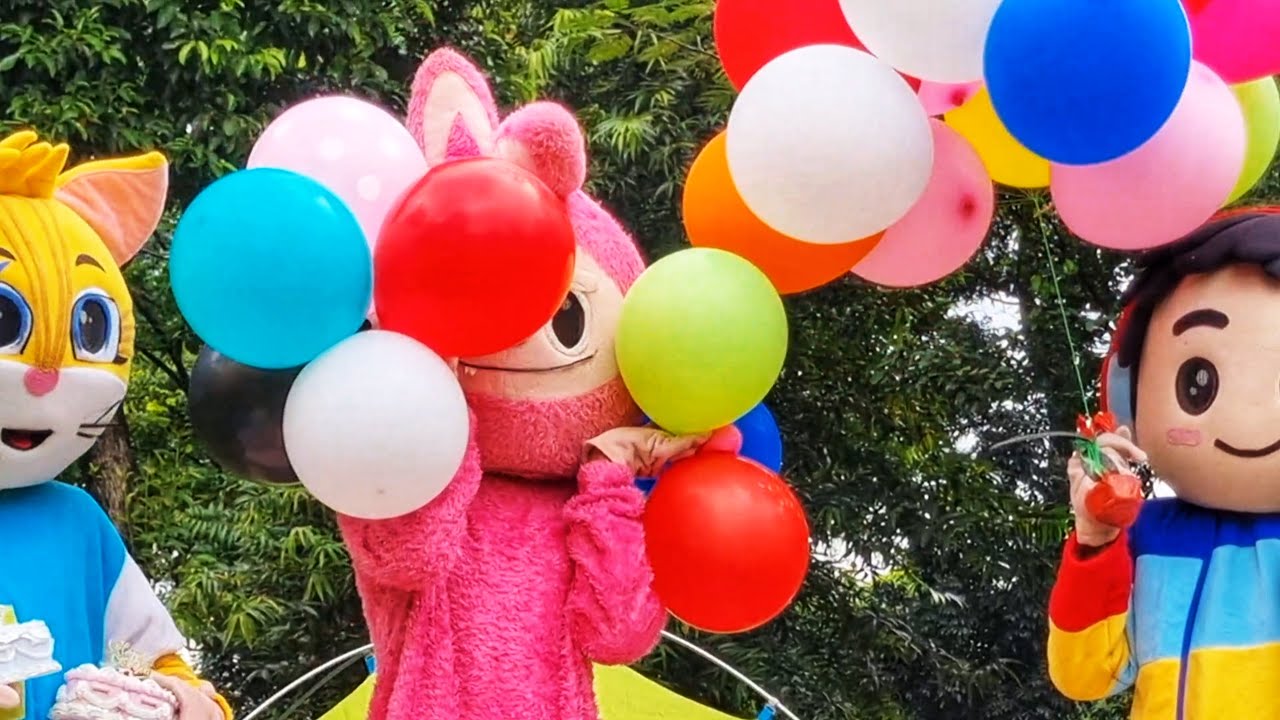 LAGU BALONKU ADA LIMA| ONDEL-ONDEL dan BADUT-BADUT LUCU JOGET ASIK BALONKU