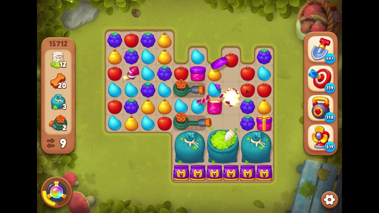 GardenScapes Level 15712 no boosters 