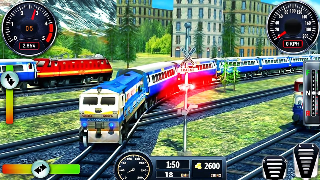 Indian Train Driving Games 3D - Railway Station Train Simulator - Android GamePlay #2