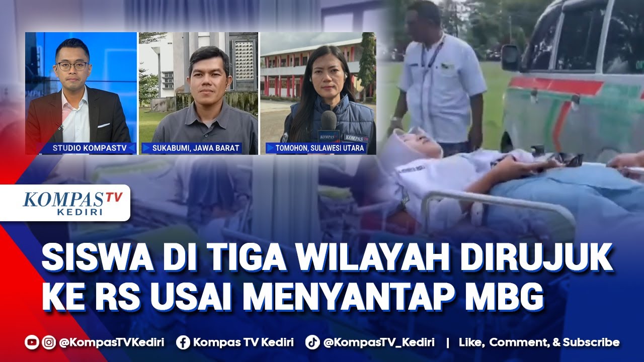 Konsumsi MBG, Siswa di Kudus, Sukabumi, dan Tomohon Harus Mendapat Perawatan Medis