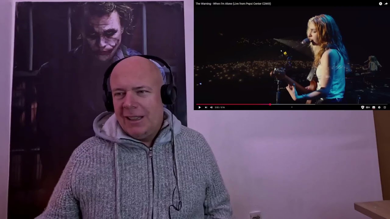 Singer reacts to The Warning - Daniela -When I'm Alone (Live from Pepsi Center CDMX) Reaction
