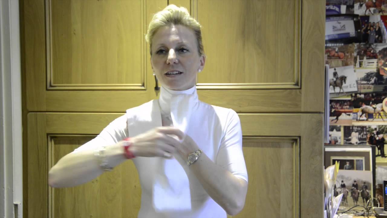 Louise Bell -- How to tie a stock