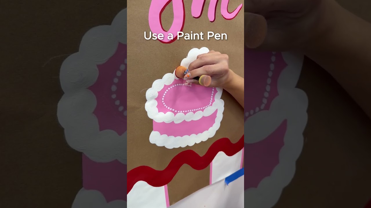 Paint a giant paper banner with me!