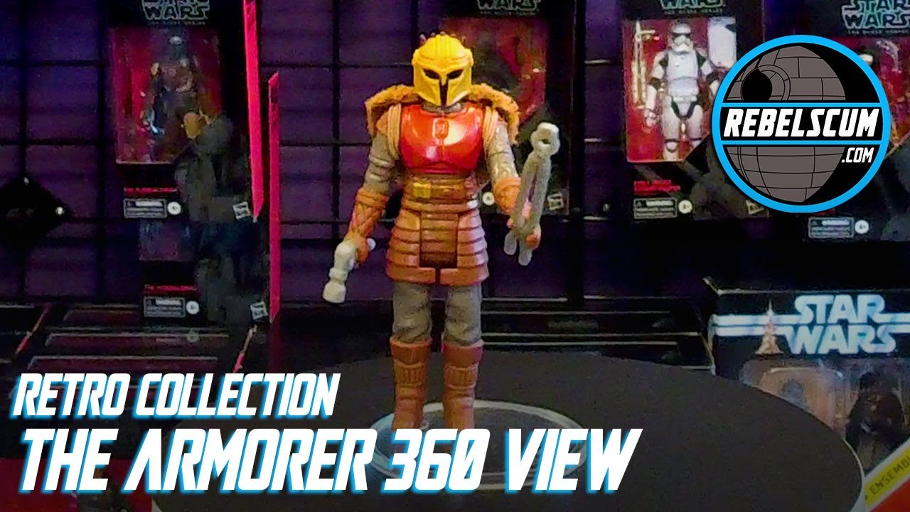 Star Wars Retro Collection The Armorer Action Figure 360 View