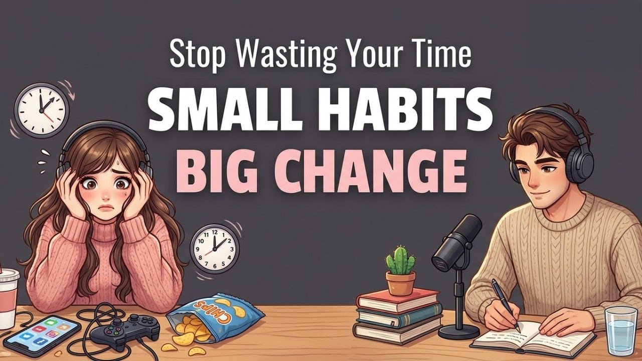 Stop Wasting Your Time – Small Habits That Change Your Life  Learn English