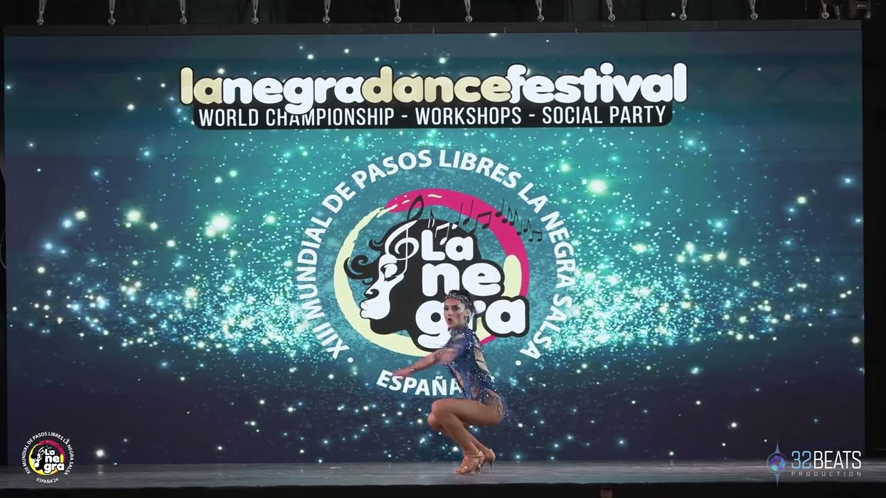 TUĜBA ÜTE  MAMBO MORENA SEMIFINAL SOLISTAS CHICAS SALSA Mundial de Pasos Libres La Negra Salsa 2024