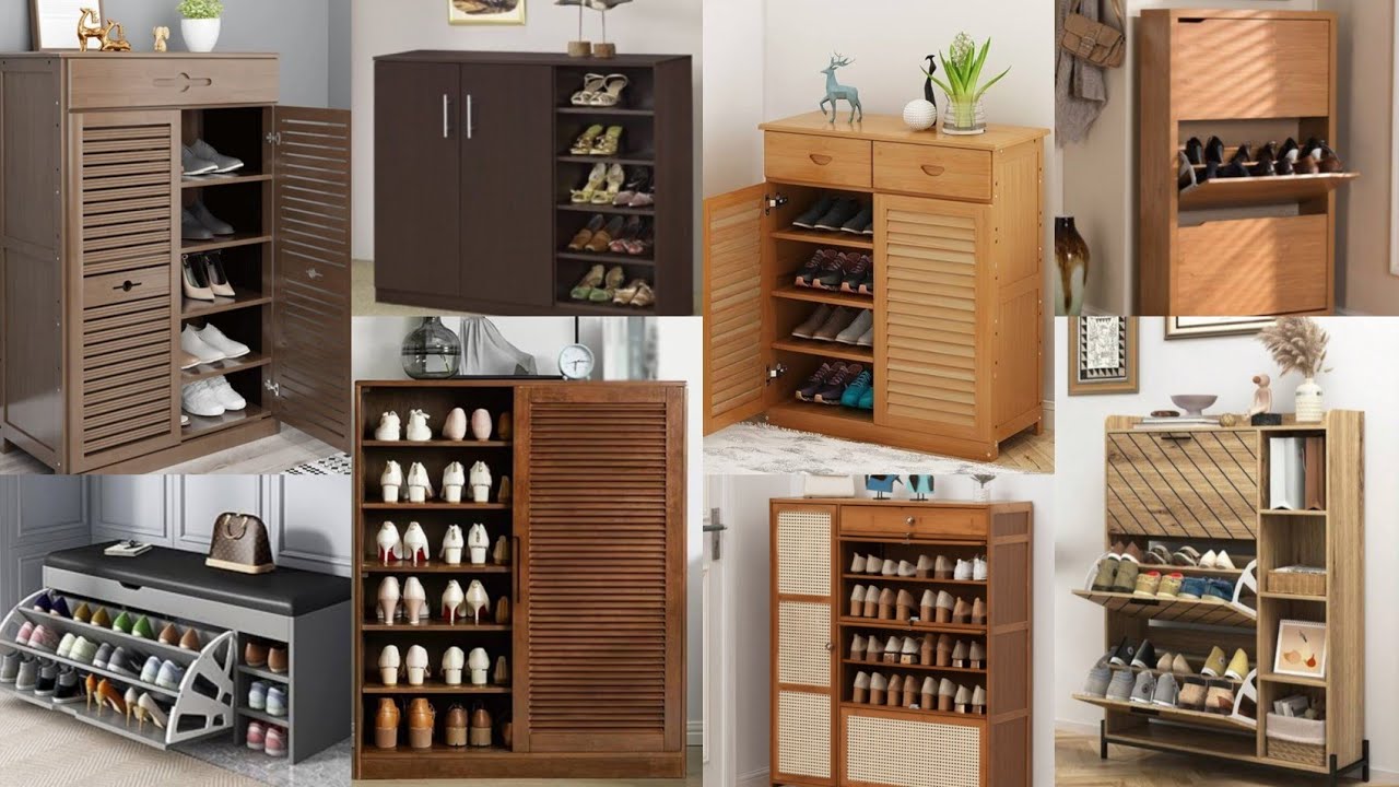 Creative shoe rack ideas/Modern shoe cabinet design/Shoe storage ideas/
