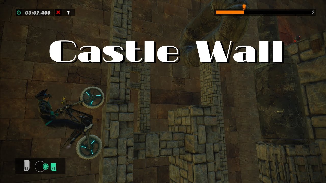 【Trials Rising】Castle Wall (LV4)【トライアルズライジング】