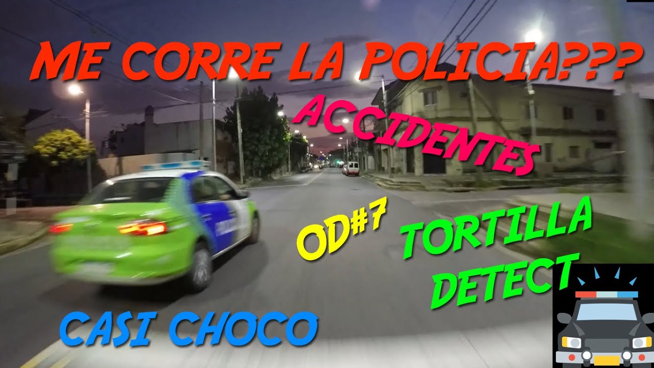 Observaciones Diarias #7 Me sigue la Poli? Accidentes, Gente cruza mal, Casi choco, etc