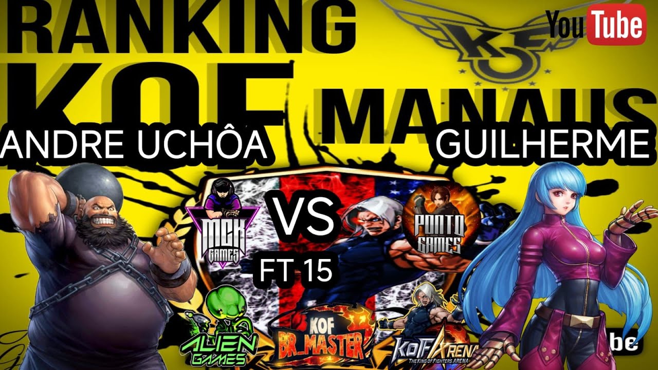 GUILHERME VS ANDRE UCHOA FT 15 OFF LINE PELO RANK KOF AM.