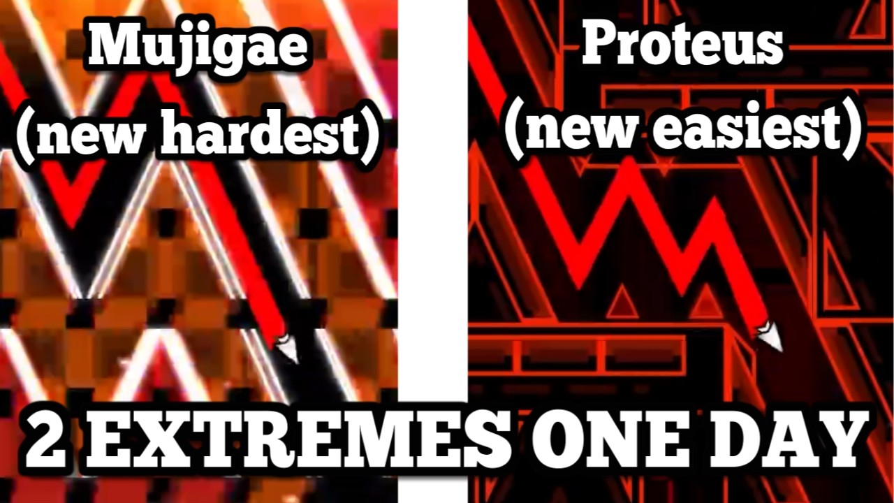 I beat 2 extreme demons in one day (new hardest + extra)