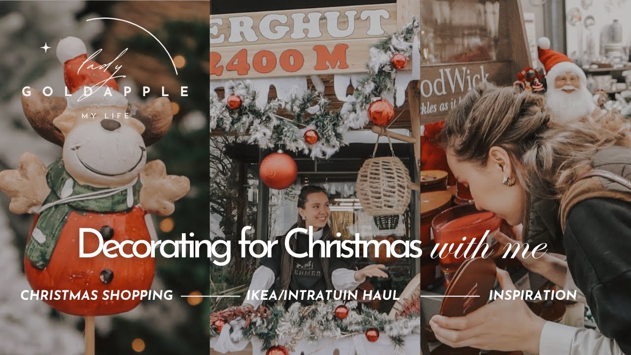 Decorating for Christmas w/me - Christmas Decor & Shopping Haul in Amsterdam 🎄🦌 | Vlogmas 2023