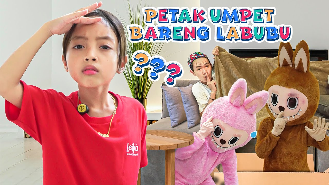 LEIKA DAN TOMPEL MAIN PETAK UMPET BARENG LABUBU 😍
