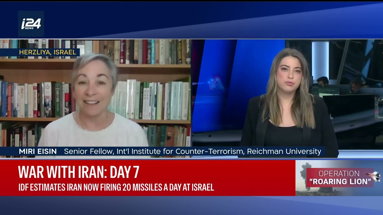 Miri Eisin: Stati Uniti e Israele hanno ottenuto la supremazia aerea totale in Iran