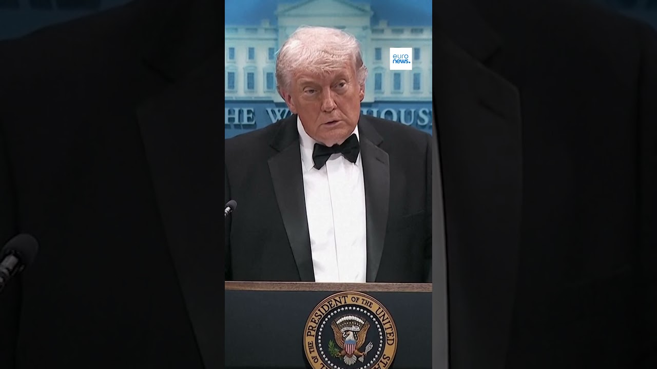Trump gives statement after security incident at White House Correspondents' dinner