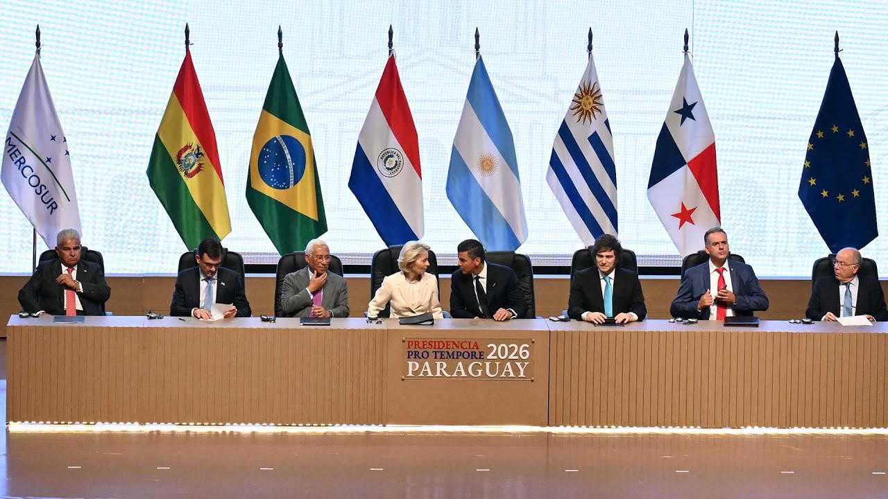 El Mercosur y la Uni&oacute;n Europea firman un hist&oacute;rico acuerdo comercial