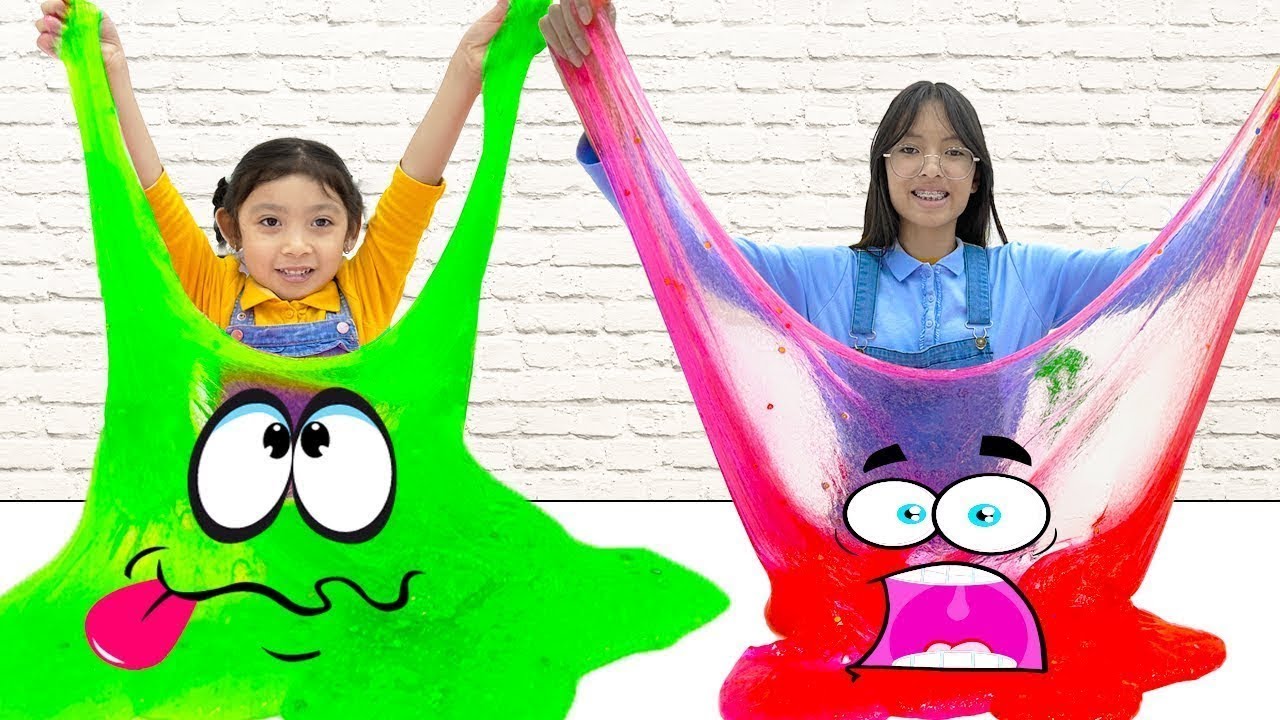 &iexcl;Wendy, Maddie y Amigos Juegan con Limo en Desaf&iacute;os de Slime Para Ni&ntilde;os!