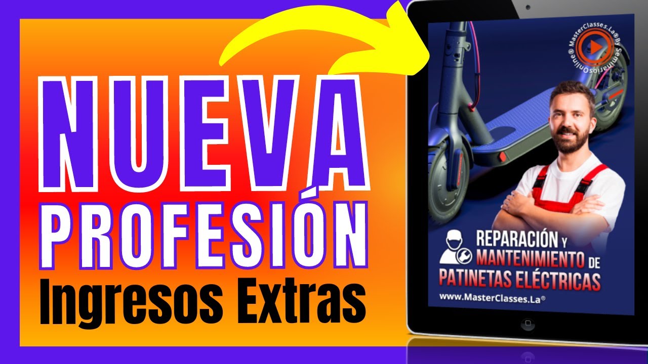 Curso REPARACI&Oacute;N patinetes el&eacute;ctricos 💥 C&oacute;mo reparar tu PATINETE el&eacute;ctrico 💥 Curso online POR DENTRO