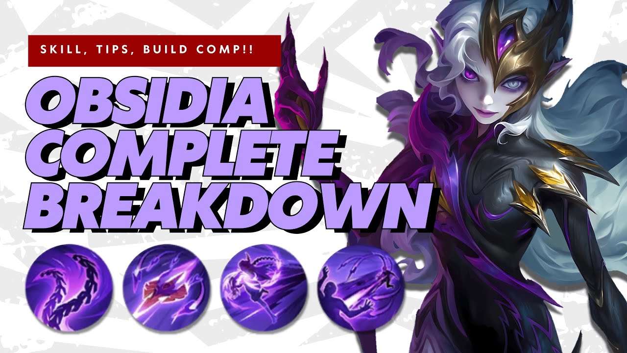 [NEW HERO] OBSIDIA Complete Skill Breakdown, Analysis, Hero Counter, and Guide!!