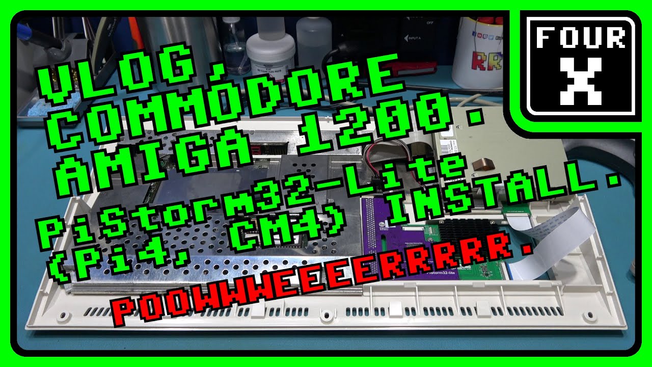 VLOG - Commodore Amiga 1200 - PiStorm32-Lite (Pi4 CM4) Install