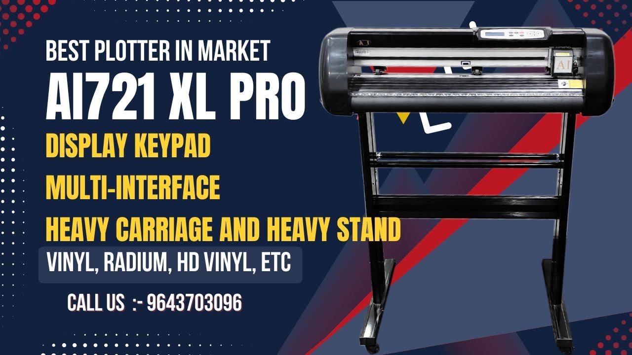 AI721 XL PRO CUTTING PLOTTER#plotter #cutting plotter #machine #vinyl cutting plotter#vinylcutter