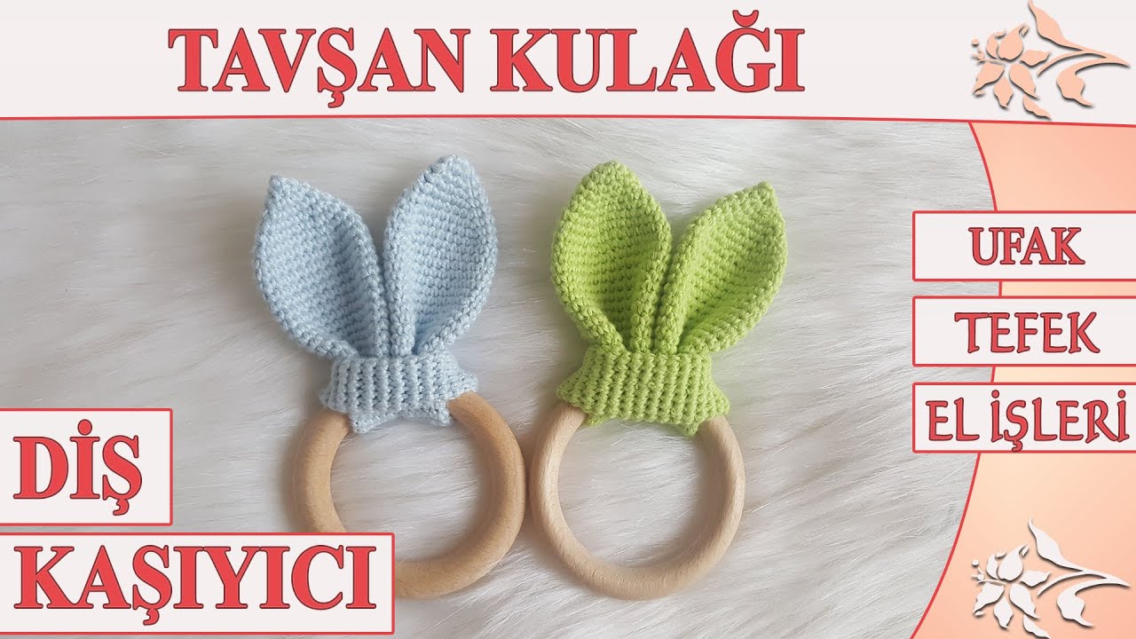 HARİKA Tavşan Kulağı Diş Kaşıyıcı Yapımı - Ufak Tefek El İşleri