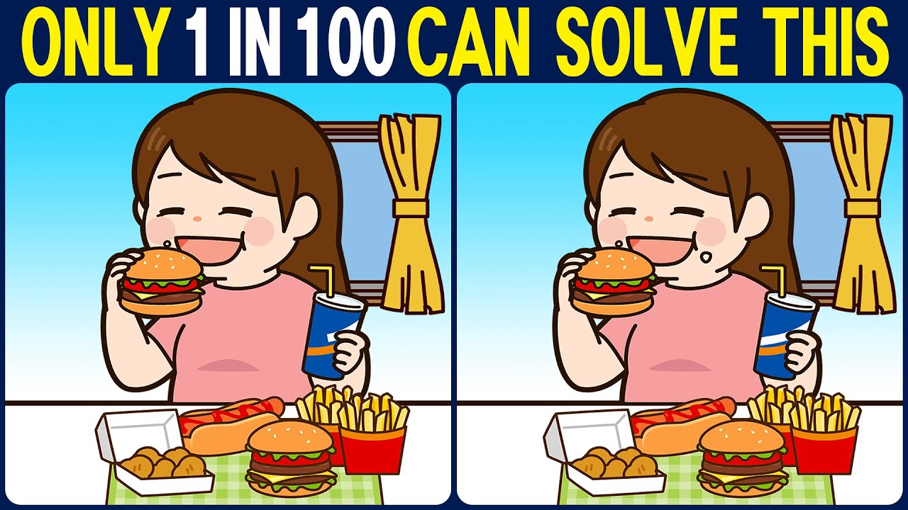 [Spot the Difference Brain Training]  The subtle differences will test your attentiveness.