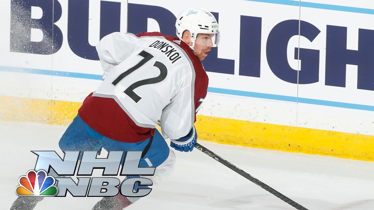 Joonas Donskoi helps young athletes in Colorado through hat trick | NHL on NBC | NBC Sports