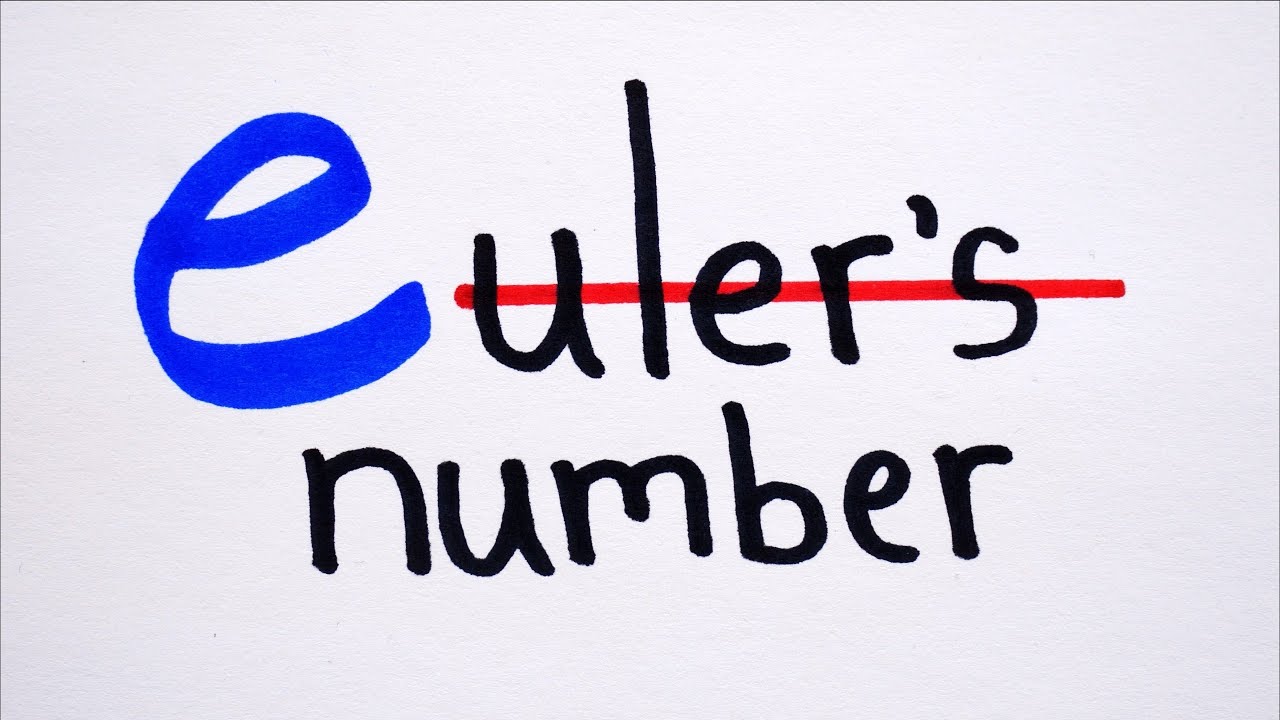 No, e doesn't stand for 