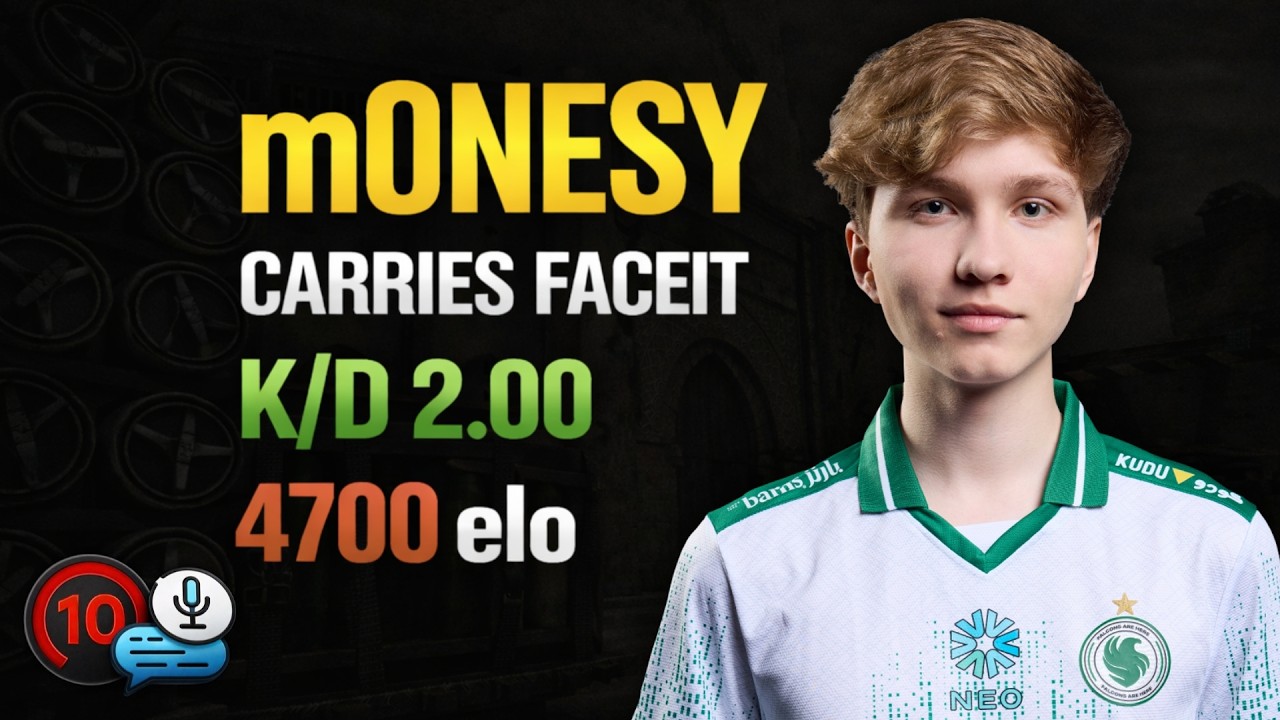 m0NESY PLAYS FACEIT LVL 10 Mirage (28-14) M0NESY Highlights! CS2