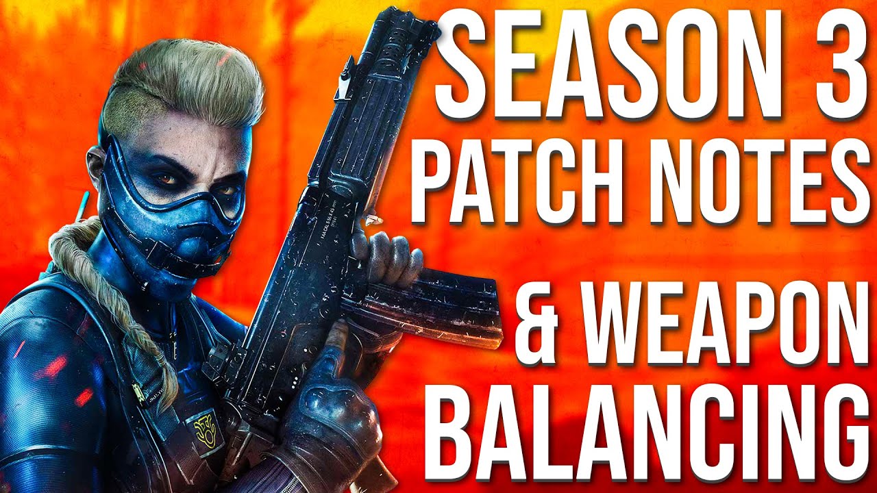 Season 3 Patch Notes & Weapon Balance (Black Ops Cold War In Depth)