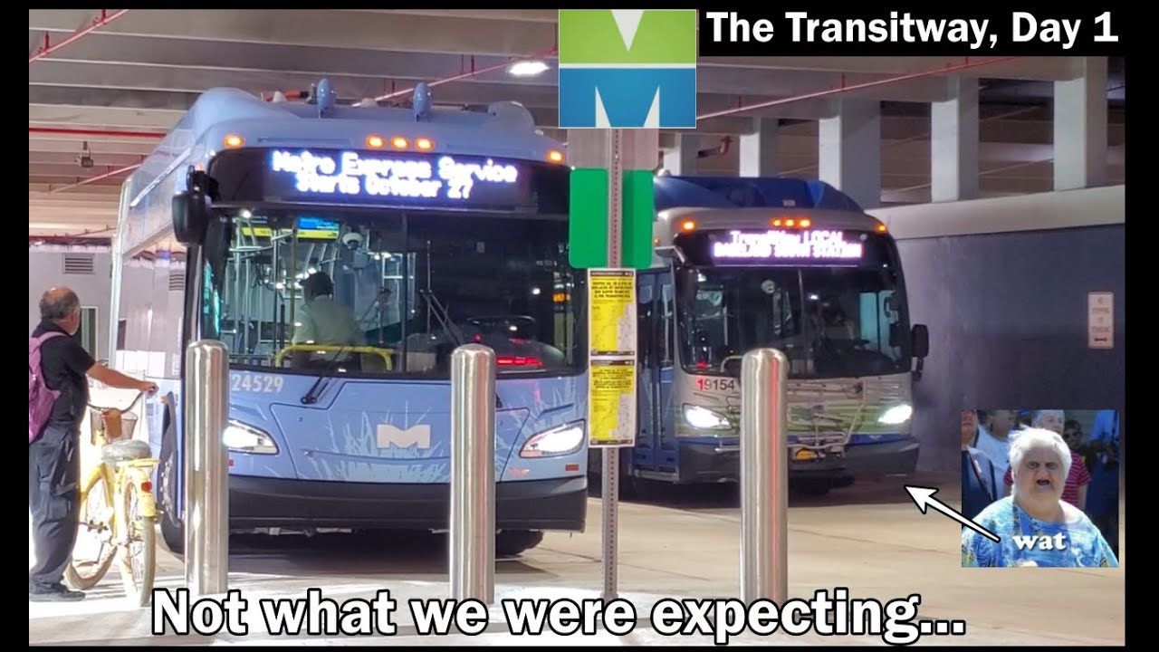 The First Morning of the Transitway (Oct. 27, 2025)