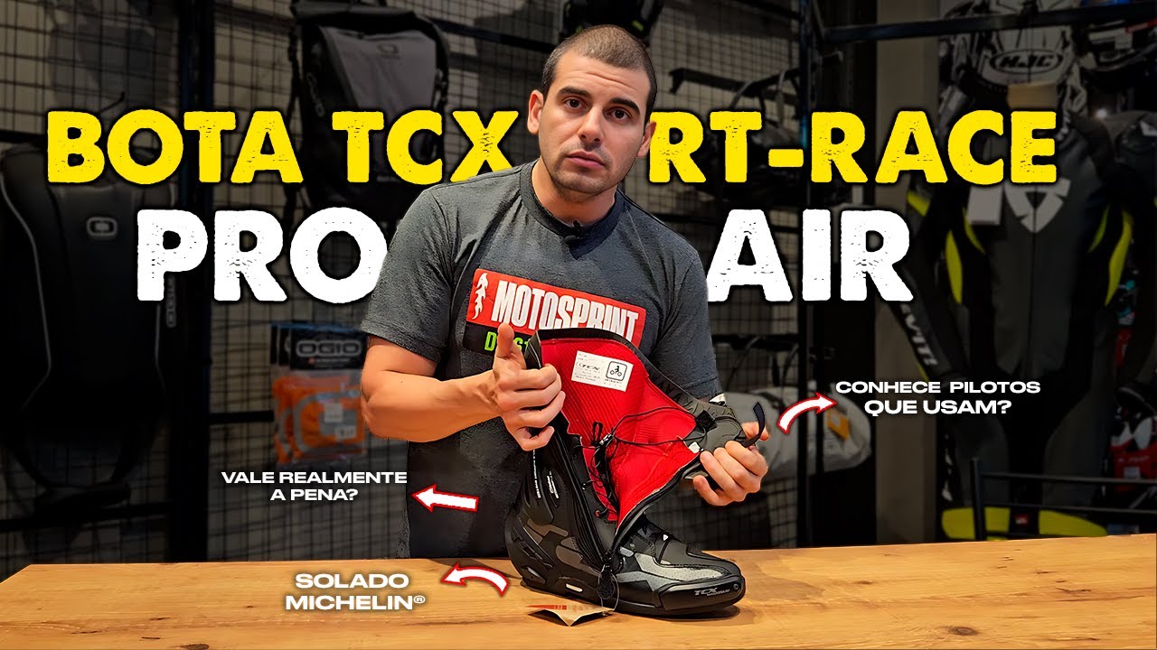O NOVO MODELO DA BOTA TCX RT-RACE PRO AIR SUPERA SEU ANTECESSOR?  | MOTOSPRINT
