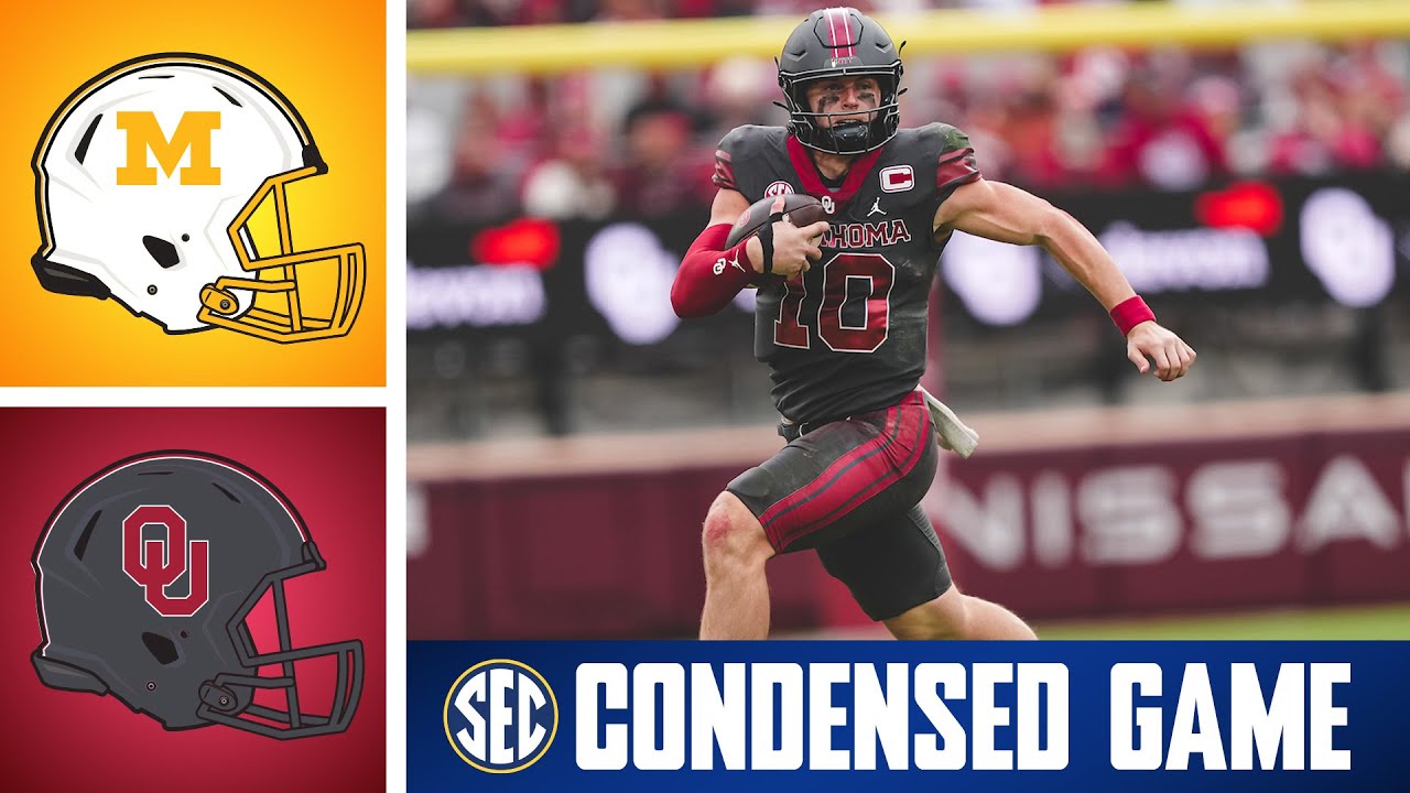 No. 22 Missouri Tigers at No. 8 Oklahoma Sooners | Condensed Game | 2025 SEC Football