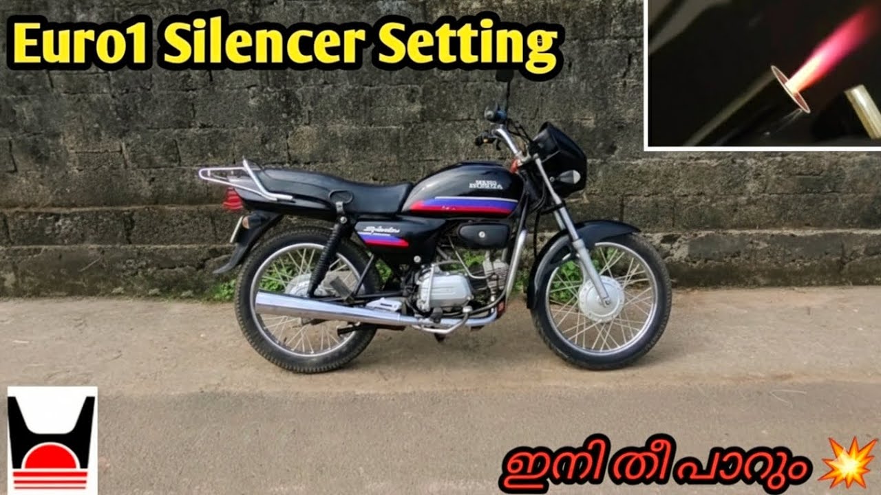 Euro One Silencer Setting🔧 to a Millenium Euro 2 Splendor✅️വണ്ടി ഇപ്പോൾ വേറെ ലെവൽ 🚀ഒരു രക്ഷയുമില്ല 🤩
