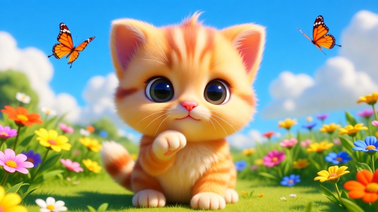 Meow Meow Billi Karti | Hindi Rhyme For Kids | म्याऊ म्याऊ | Balgeet In Hindi | Kids Masti