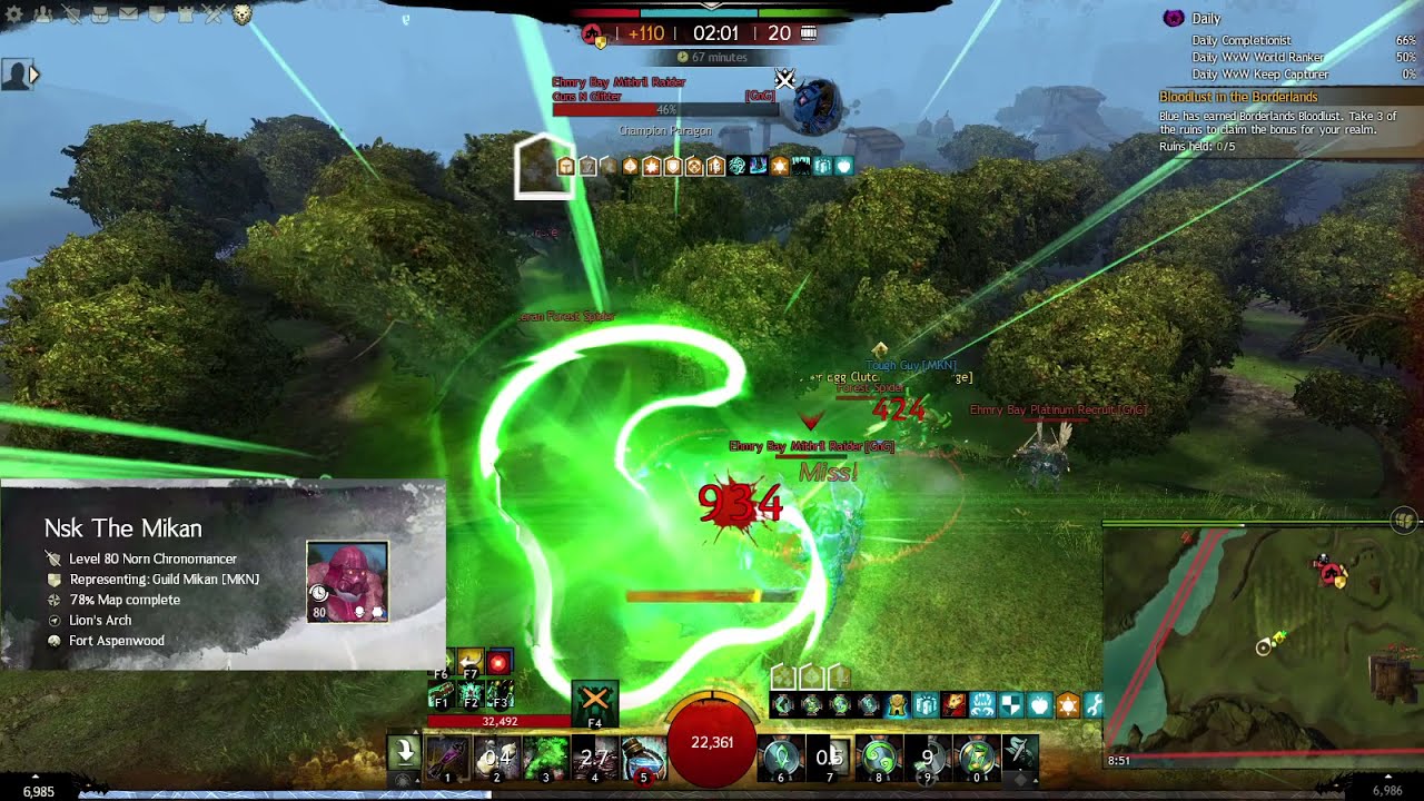 Guild Wars 2 WvW - 20220320 (Eng) Power Mech Condi Mechanist Roaming