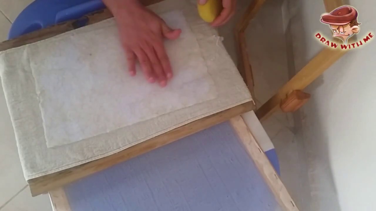 DWM-كيف تصنع ورق رسم في المنزل- How to make a drawing paper at home