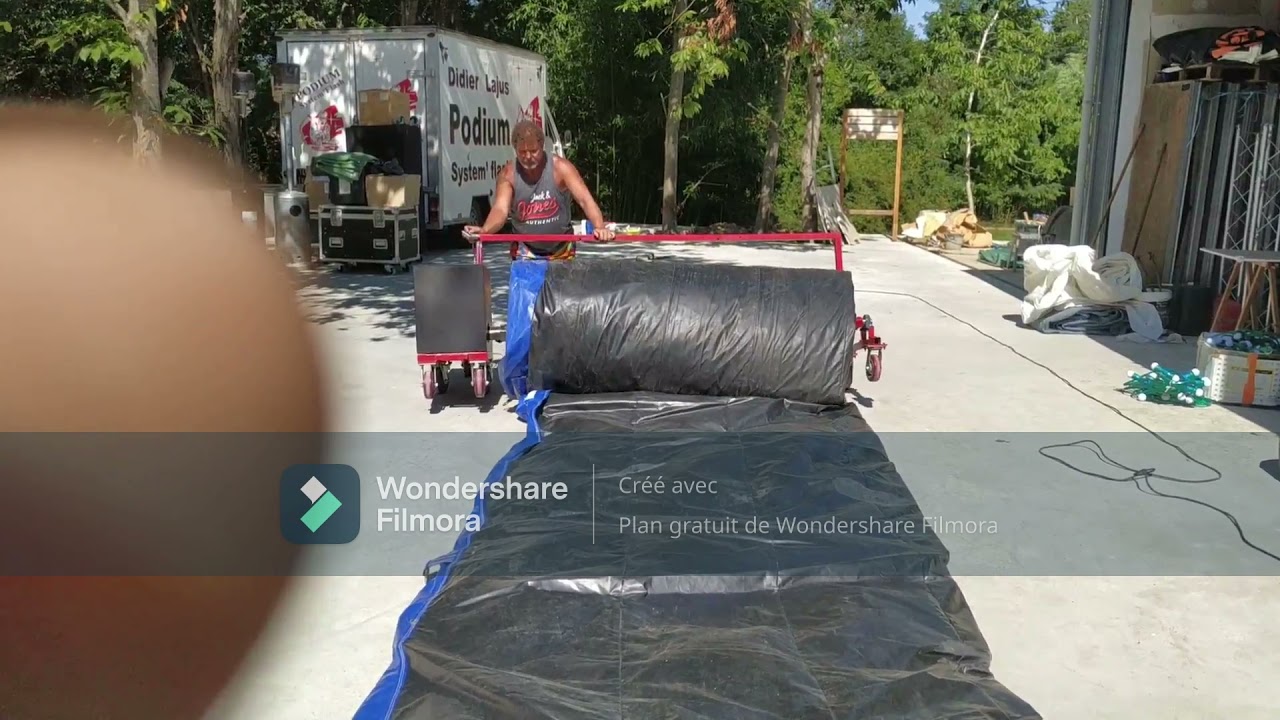 enrouleur de structures gonflables &eacute;lectrique 100 % automatique