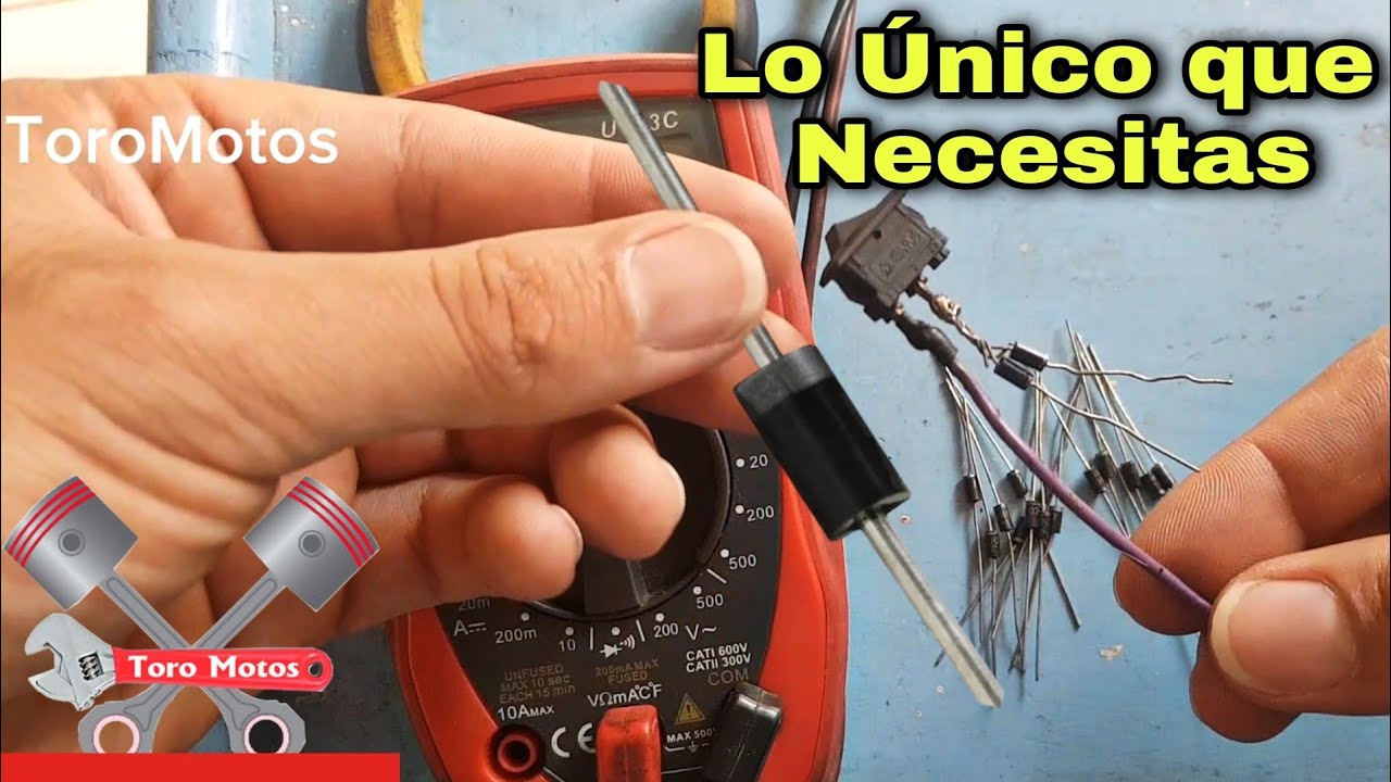 ⚠️ Como instalar ESTACIONARIAS en Moto Usando 2 Diodos
