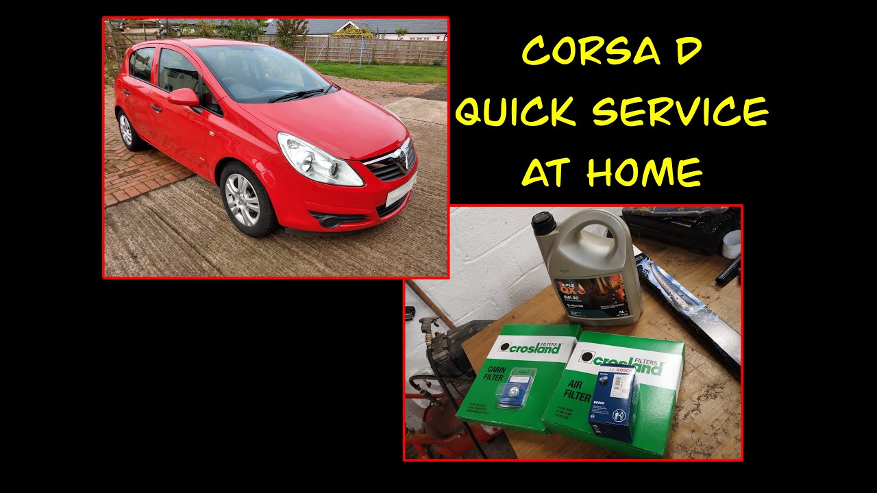 Quick 1.2 Corsa D service at home