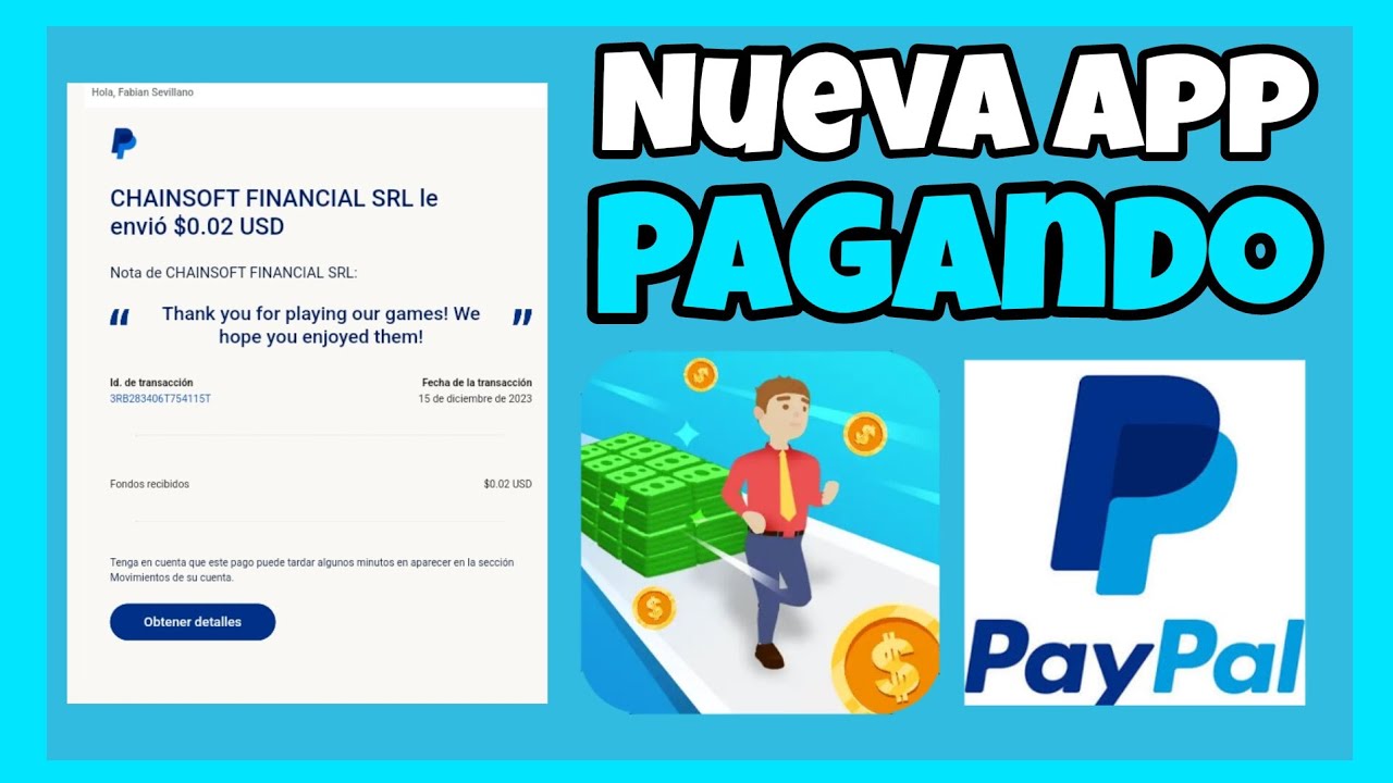 🎥🔥💸🏃🏽&zwj;♂️&iexcl;CASH RUN!🙀APLICACI&Oacute;N LEGITIMA PAGANDO A PAYPAL🏃🏽&zwj;♂️ RETIRA HOY MISMO💸🔥🎥