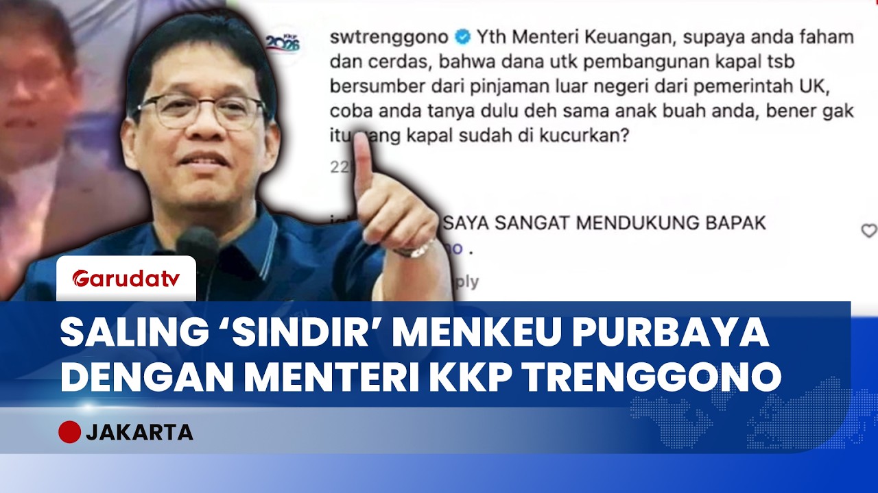 Menkeu Purbaya Tanggapi Santai Sindiran Menteri KKP Sakti Wahyu Trenggono