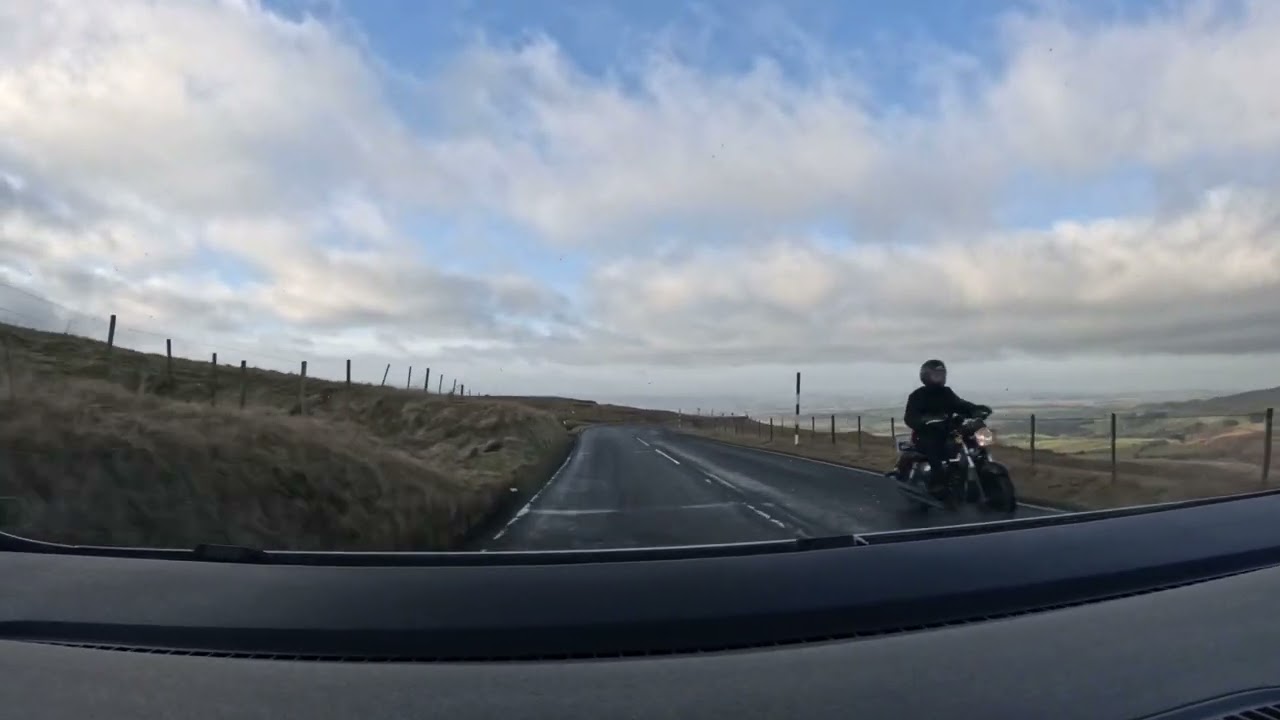 Up Gti Winter Drive over Hartside